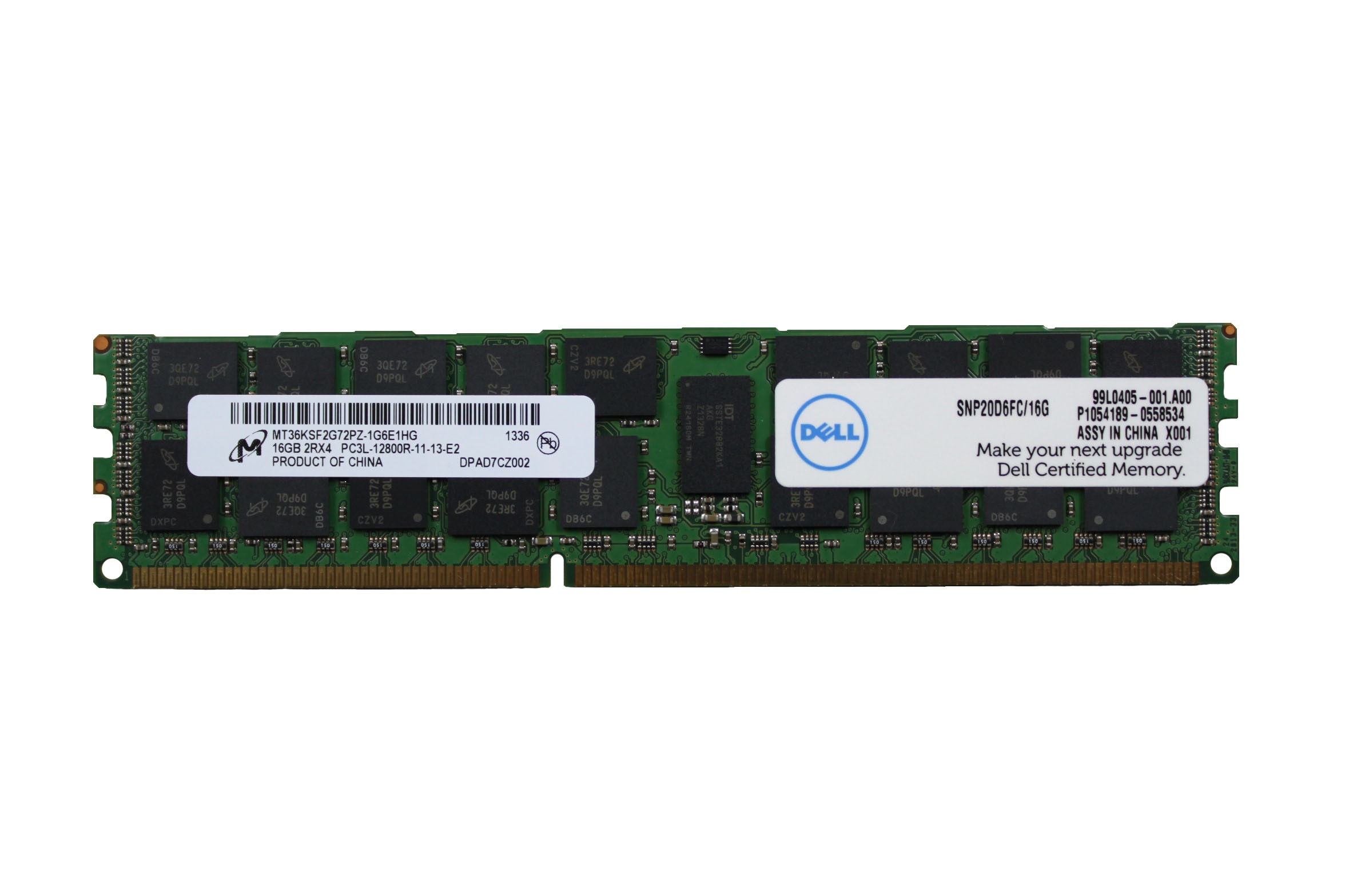 DELL 16GB 2RX4 PC3L-12800R